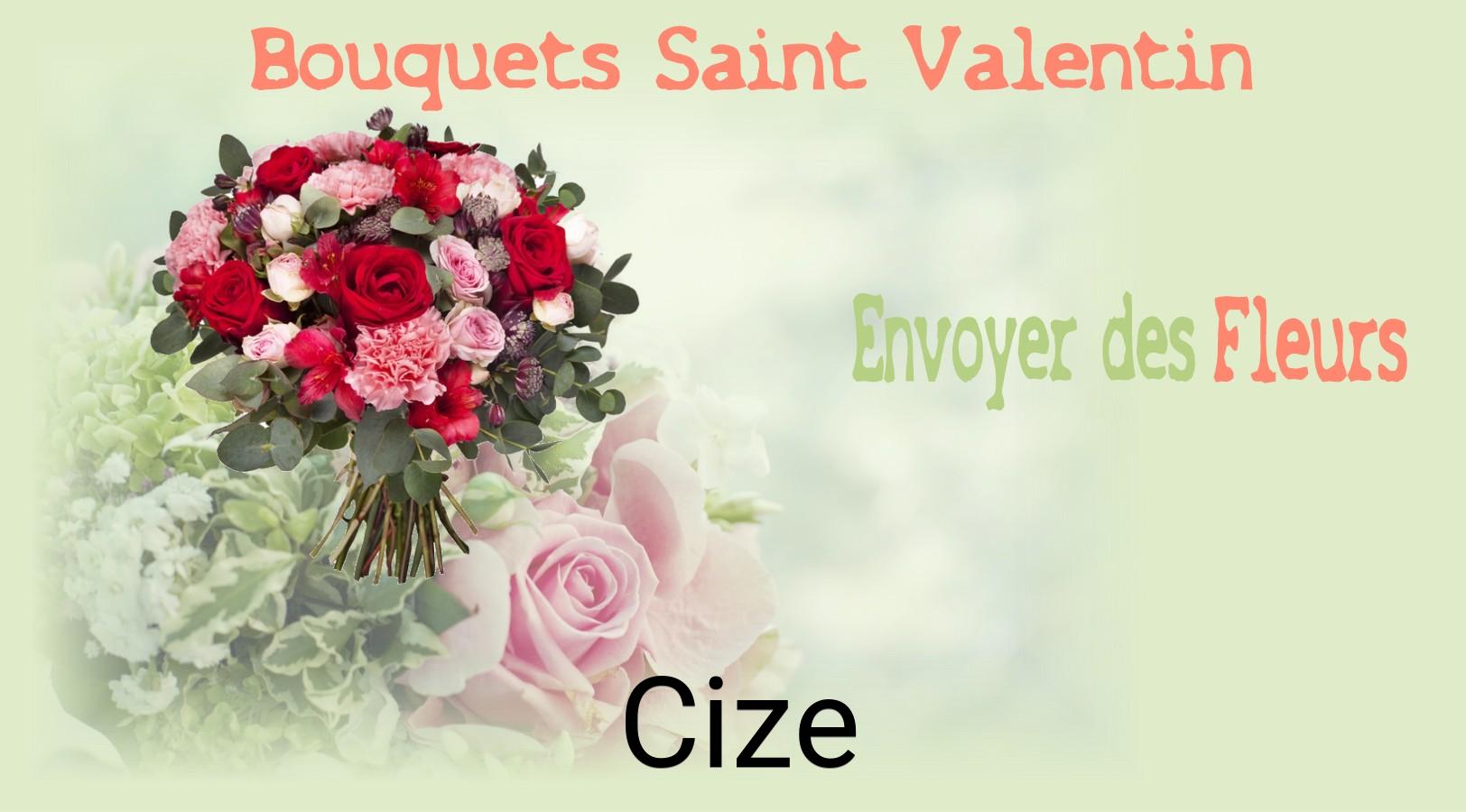 Roses de Saint-Valentin livrées à Cize